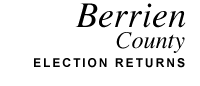 Berrien County - Special Election Election - Tuesday, August 06, 2013