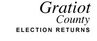 Gratiot County Special Election August 2013 Election - Tuesday, August 06, 2013